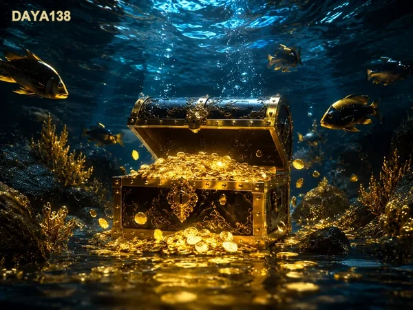 Tampilan permainan Star Fishing dengan latar lautan kosmik