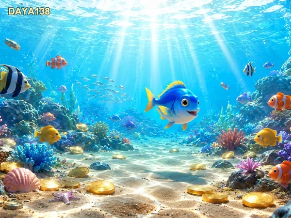 Meriam dan target makhluk laut dalam Star Fishing
